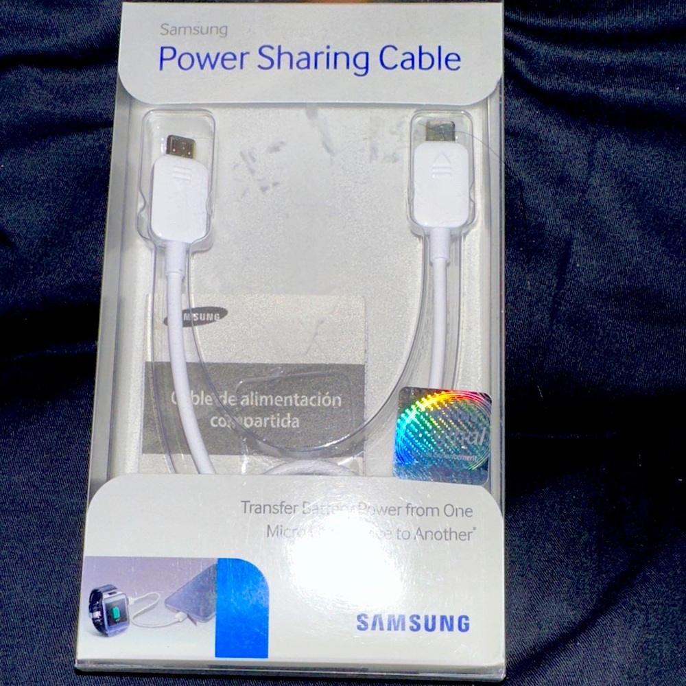 Samsung White Power Sharing Cable